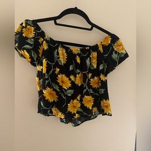 Flowy Cropped Blouse